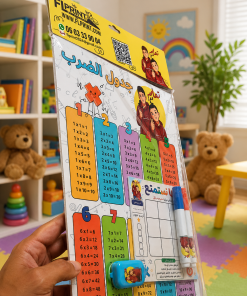 Alternative view of لوحة تعليمية تفاعلية لحفظ جدول الضرب بطريقة سهلة وممتعة