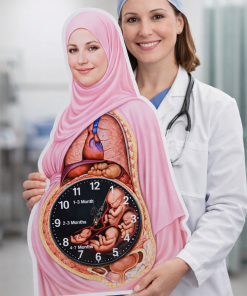 ساعة مميزة لتزيين العيادة